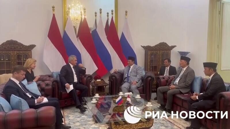 Шойгу встретился с президентом Индонезии